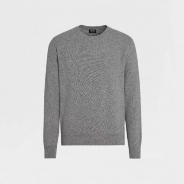 에르메네질도 제냐 남성 그레이 니트 - Ermenegildo Zegna Mens Gray Knits 