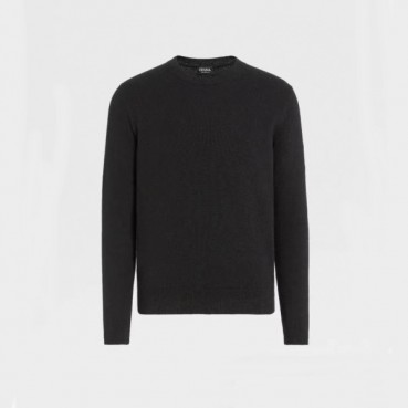 에르메네질도 제냐 남성 블랙 니트 - Ermenegildo Zegna Mens Black Knits 
