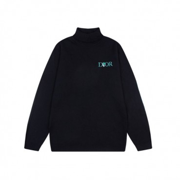 디올 남성 블랙 터틀넥 스웨터 - Dior Mens Black Sweaters 