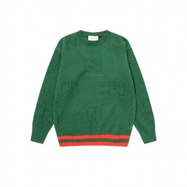 구찌 남성 그린 크루넥 니트 - Gucci Mens Green Knits 