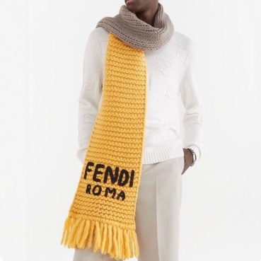 펜디 남성 트렌디 화이트 니트 - Fendi Mens White Sweaters 