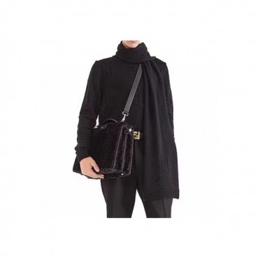 펜디 남성 트렌디 블랙 니트 - Fendi Mens Black Sweaters 