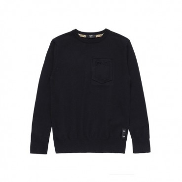 펜디 남성 트렌디 블랙 니트 - Fendi Mens Black Sweaters 