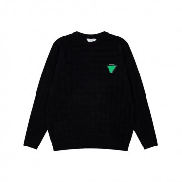 보테가 남성 블랙 크루넥 니트 - Bottega veneta Mens Black Knits 