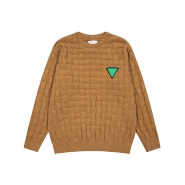 보테가 남성 카멜 크루넥 니트 - Bottega veneta Mens Camel Knits 