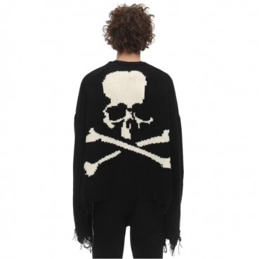 마스터마인드 남성 블랙 니트 - Mastermind Mens Black Knits 