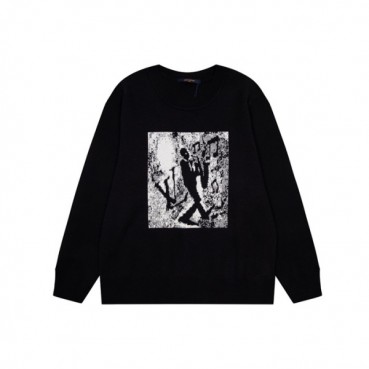 루이비통 남성 모던 블랙 니트 - Louis vuitton Mens Black Sweaters 