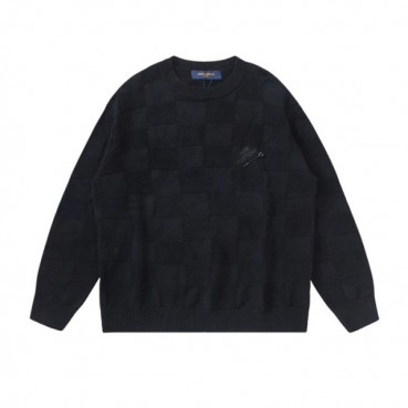 루이비통 남성 모던 블랙 니트 - Louis vuitton Mens Black Sweaters 