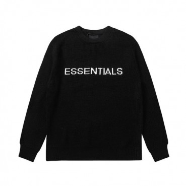 피어오브갓 남성 크루넥 블랙 니트 - Fear of god Mens Black Knits 