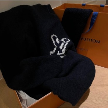 루이비통 남성 모던 블랙 니트 - Louis vuitton Mens Black Sweaters 