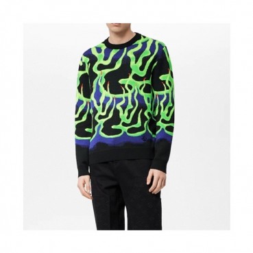 루이비통 남성 모던 블랙 니트 - Mens Black Sweaters 