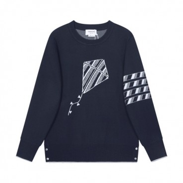 톰브라운 남성 캐쥬얼 네이비 니트 - Mens Navy Knit 