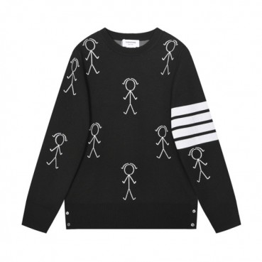 톰브라운 남성 캐쥬얼 블랙 니트 - Mens Black Knit 
