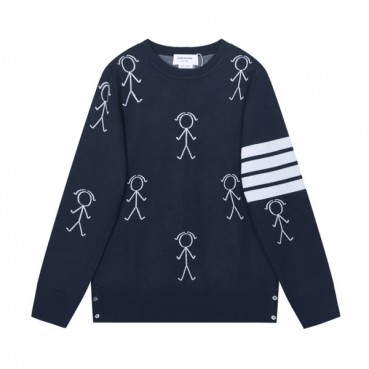 톰브라운 남성 캐쥬얼 네이비 니트 - Mens Navy Knit 