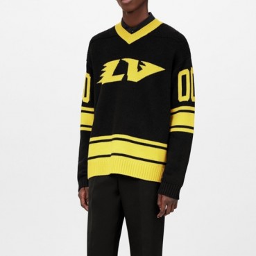 루이비통 남성 모던 블랙 니트 - Mens Black Sweaters 