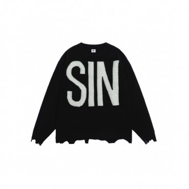 Saint Laurent  Mens Crew-neck Wool Sweaters 