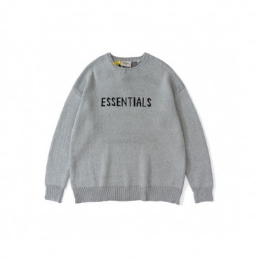 Fear of god  Unisex Minimal wool Sweaters Gray - 피어오브갓 2021 남/녀 미니멀 울 스웨터 Fea0375x Size(s 