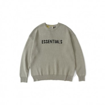 Fear of god  Unisex Minimal wool Sweaters Gray - 피어오브갓 2021 남/녀 미니멀 울 스웨터 Fea0374x Size(s 