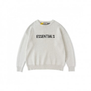 Fear of god  Unisex Minimal wool Sweaters White - 피어오브갓 2021 남/녀 미니멀 울 스웨터 Fea0373x Size(s 