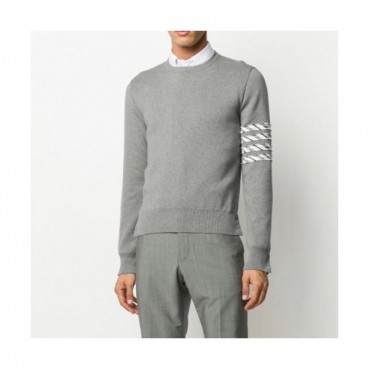 Thom Browne  Unisex Strap Sweaters Gray - 톰브라운  남/녀 스트랩 스웨터 Thom01530x Size(1 