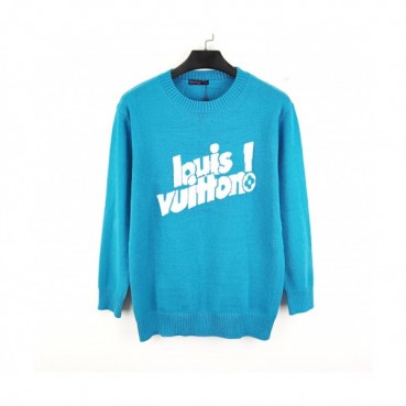 Louis vuitton  Mens Casual Wool Sweaters Blue - 루이비통 2021 남성 캐쥬얼 울 스웨터 Lou03879x Size(xs 