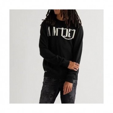 Amiri Mens Sweater Black - 아미리 남성 캐쥬얼 스웨터 