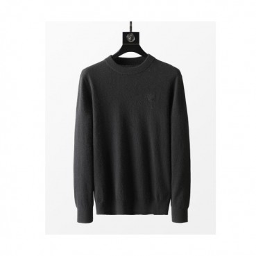 Ami  Mm/Wm Logo Casual Turtle-neck Sweaters Black 