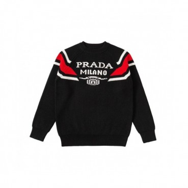 Prada  Mm/Wm Crew-neck Sweaters Black 