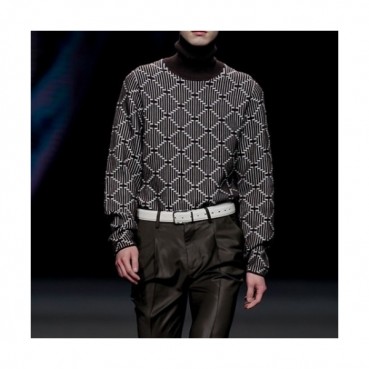Zegna  Mens Basic Crew-neck Wool Sweaters 