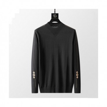Louis vuitton  Mens Casual Wool Sweaters Black - 루이비통 2021 남성 캐쥬얼 울 스웨터 Lou03748x Size(m 