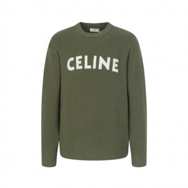 Celine Unisex Hedi Slimane Sweaters - 셀린느 남/녀 라운드 스웨터 