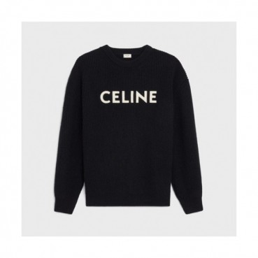 Celine Mm/Wm Hedi Slimane Logo Sweaters - 셀린느 남/녀 로고 스웨터 