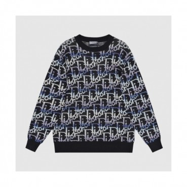 Dior  Mens Retro Logo Sweaters Black - 디올 2021 남성 레트로 로고 터틀넥 스웨터 Dio0149x Size(xs 