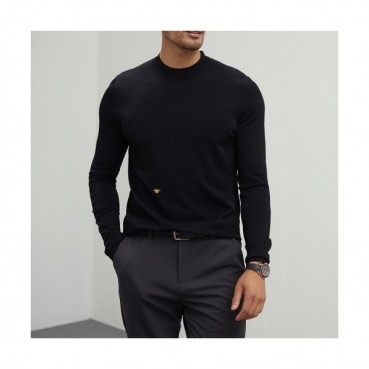 Dior  Mens Retro Logo Sweaters Black - 디올 2021 남성 레트로 로고 터틀넥 스웨터 Dio01459x Size(s 