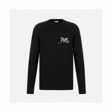 Dior  Mens Retro Logo Sweaters Black - 디올 2021 남성 레트로 로고 터틀넥 스웨터 Dio01446x Size(s 