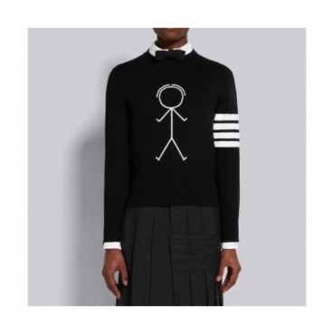 Thom Browne  Mens Strap Sweaters Navy - 톰브라운 2021 남성 스트랩 스웨터 Thom01430x Size(0 