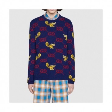 Gucci Mens Crew-neck Sweaters 