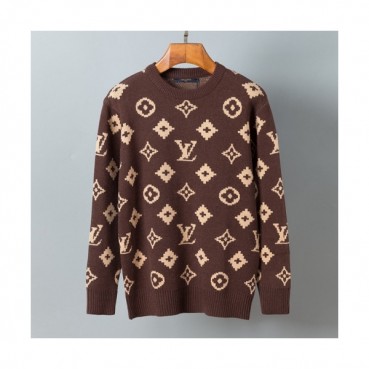 Louis vuitton  Mens Casual Wool Sweaters Brown - 루이비통 2021 남성 캐쥬얼 울 스웨터 Lou03569x Size(m 