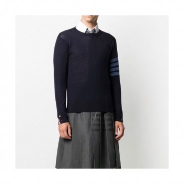 Thom Browne  Mens Strap Sweaters Navy - 톰브라운 2021 남성 스트랩 스웨터 Thom01414x Size(1 