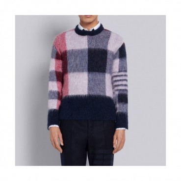Thom Browne  Mm/Wm Classic Sweaters Gray - 톰브라운 2021 남/녀 스트랩 클래식 스웨터 Thom01370x Size(1 