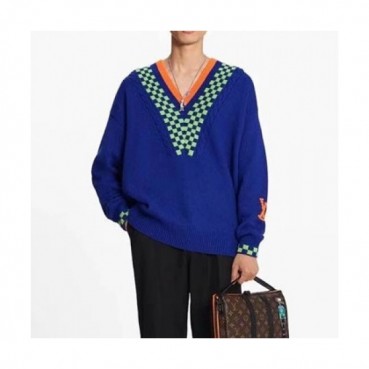 Louis vuitton Womens Casual Sweaters Blue - 루이비통 2021 여성 캐쥬얼 스웨터 Lou03422x Size(s 