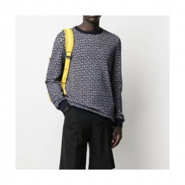 Balmain  Mens Logo Sweaters Black - 발망 2021 남성 로고 스웨터 Bam0142x Size(s 