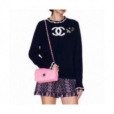 [샤넬]Chanel 2020 Womens 'cc' Logo Crew-neck Sweaters 