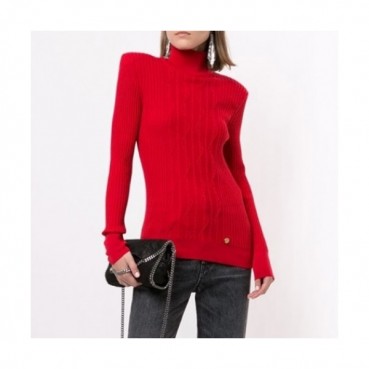 Balmain 2021 Womens Turtle-neck Tshirts 