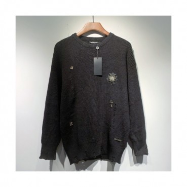 [크롬하츠]Chrome Hearts 2021 Mens Crew-neck Wool Sweaters 