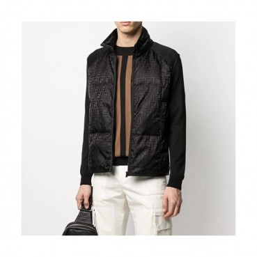 [펜디]Fendi 2020 Mens Logo Crew-neck Sweaters Brown 