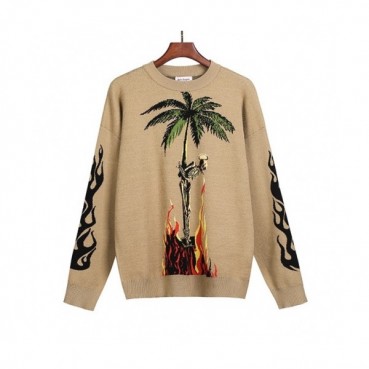 [팜 엔젤스]Palm Angels 2020 Mens Logo Crew-neck Sweaters 