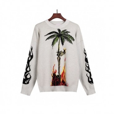 [팜 엔젤스]Palm Angels 2020 Mens Logo Crew-neck Sweaters 