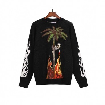 [팜 엔젤스]Palm Angels 2020 Mens Logo Crew-neck Sweaters 