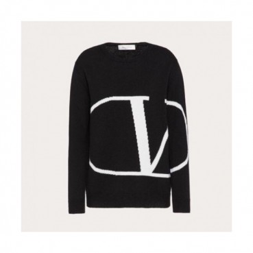 [발렌티노]Valentino 2020 Mens Big Logo Crew-neck Wool Sweaters 